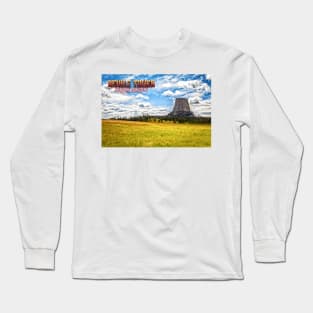 Devils Tower National Monument Long Sleeve T-Shirt